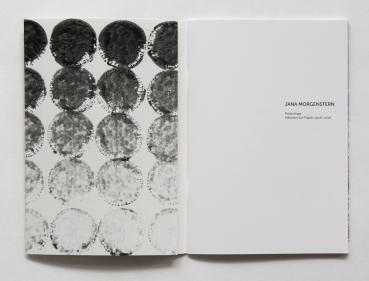 Morgenstern, Jana. Rübentage. Arbeiten auf Papier 2016–2018 - mit Edition grün